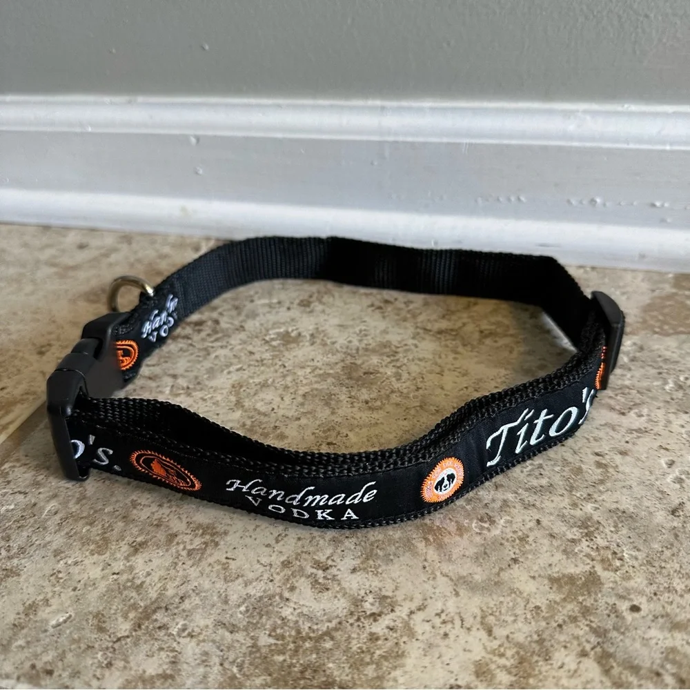 Tito’s Handmade Vodka Dog Collar - Size Large